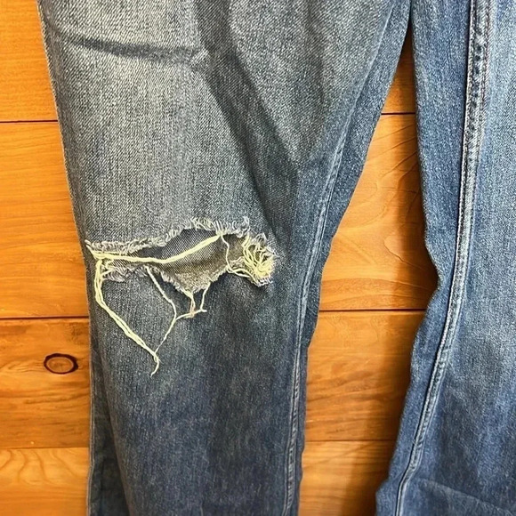 Womens Pre-worn We the Free distressed Jeans 29‎ Streetwear Y2K Denim raw hem - Picture 7 of 11